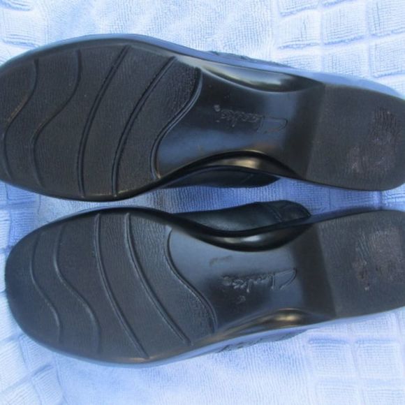 Clark's Bendables Mule Leather shoes 11M - Picture 9 of 10